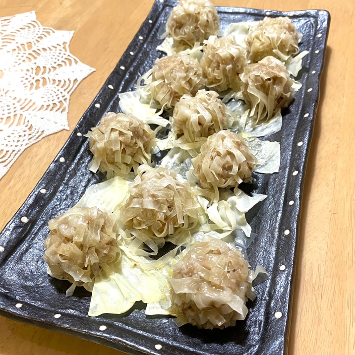 電子レンジで☆花咲しゅうまい